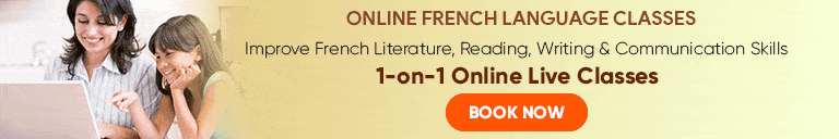 Book ONLINE one-to-one live classes of French Language