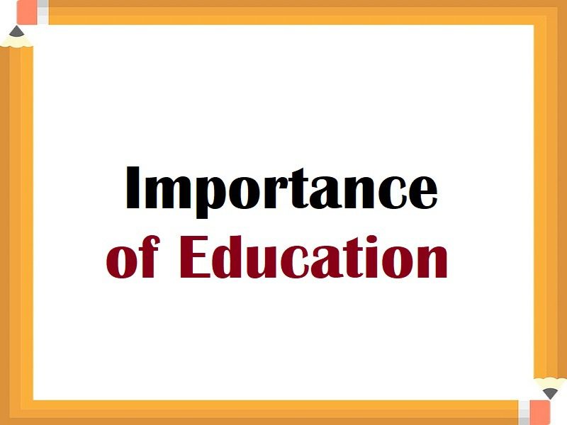 importance of education