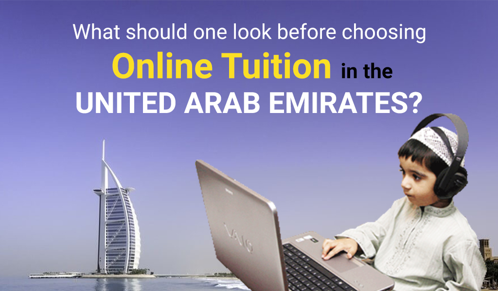 choosing online tuition in the United Arab Emirates